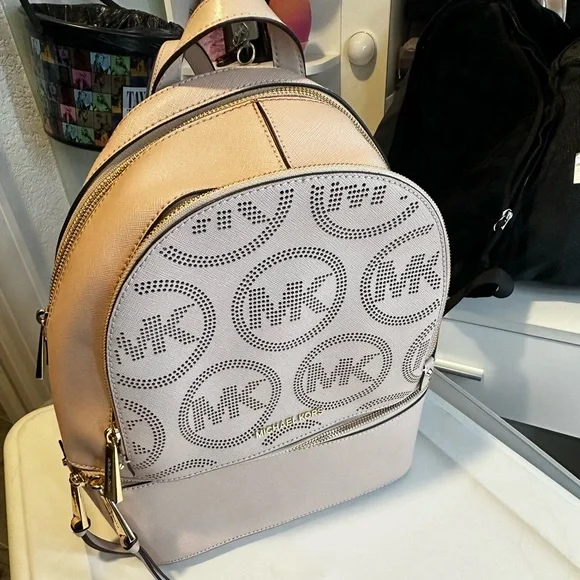 Michael Kors backpack used once MICHAEL Michael Kors | Bags | Authentic Mk Backpack Used  main image 3